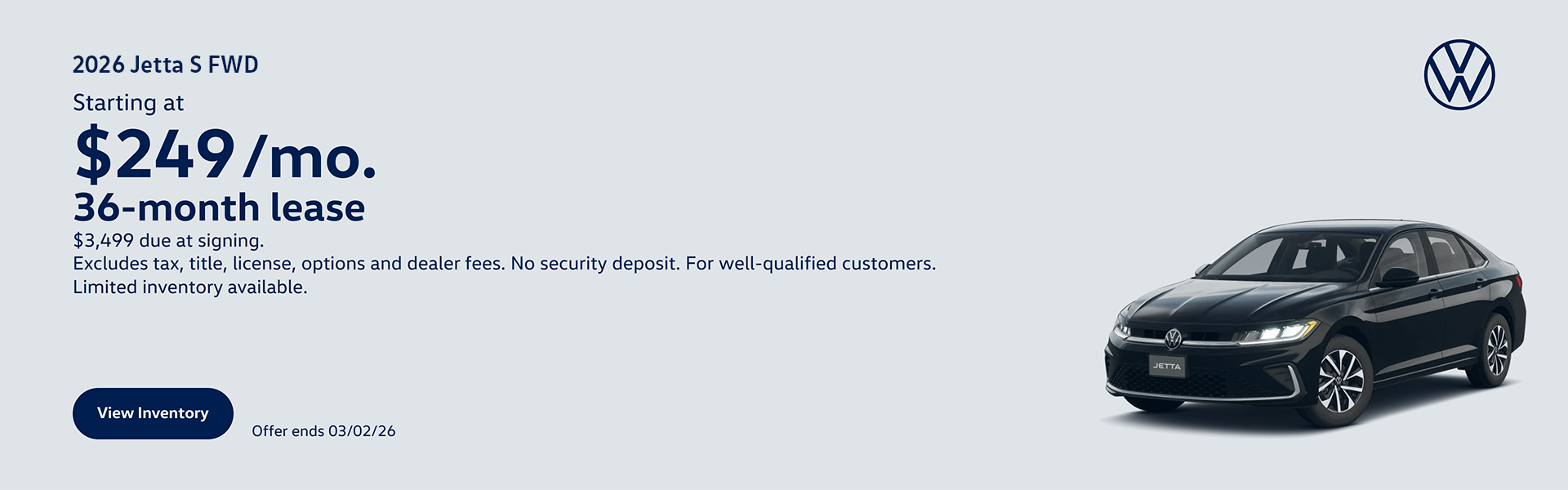 2026 Jetta Lease National